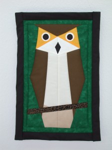 Patchwork EULE - farbigeFormen.ch